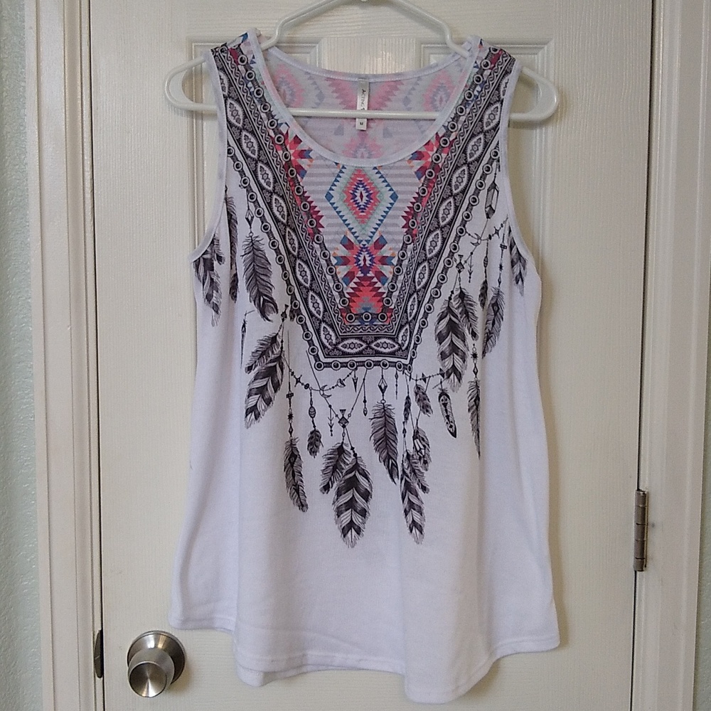 Feather Tank Top